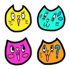 colorful fake nyaruzu Emoji