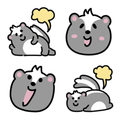 Cute skunk Emoji