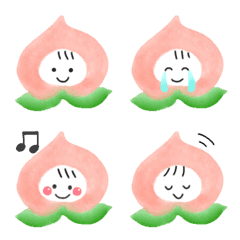 Cute peach Emoji