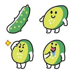 Fresh Cucumber Emoji Line Emoji Line Store