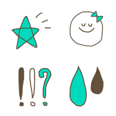 Mint Chocolate Color Emoji