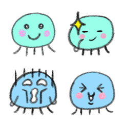 Cute Kurage chan daily Emoji