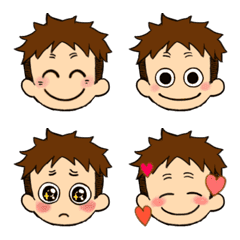 Energetic boy -emotion emoji-