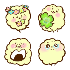Moko Moko Kedama cute emoji