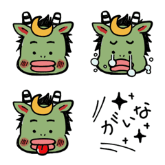 "Ushioni"Emoji of the Uwajima dialect.