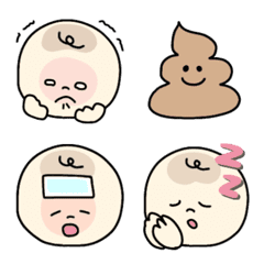 Big Face Baby Emoji