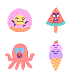Summer Colors Emojis