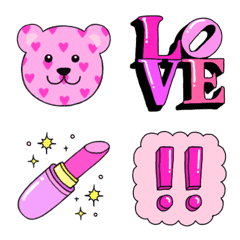 Lover of PINK Emoji 2