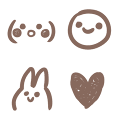Simple and cute face Emoji 