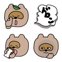 Big Face raccoon dog Emoji