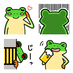 Emoji of frog