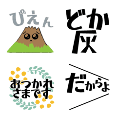Everyday emoji and Kagoshima
