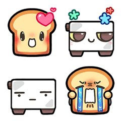 Toast & Toaster Emoji