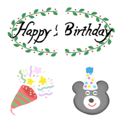 Pastel Emoji birthday