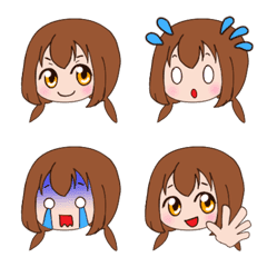 cute girl Miko's emoji
