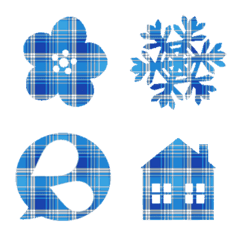 Simple plaid emoji