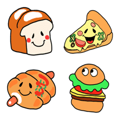 Bread emoji cute