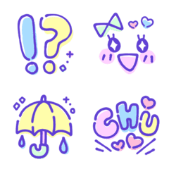 Pastel Emoji that can be used everyday1