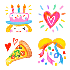Hi! Happy Girl! Emoji Anniversary