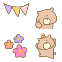 Happy bear kawaii useful celebration 
