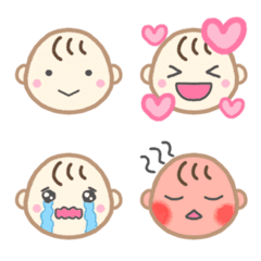 Cute and lovely baby emoji