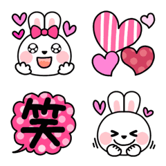 Cute Stylish Rabbita Pastel Emoji