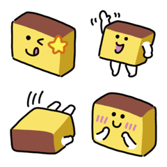 Fluffy castella Emoji