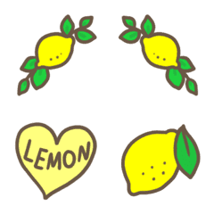 Kawaii lemon frames