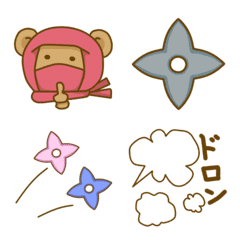 colorful Japanese Ninja emoji