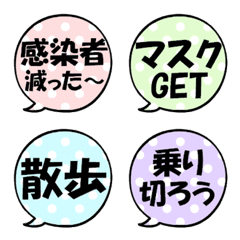 Simple callout Emoji korona4