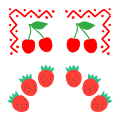 Strawberry and cherry