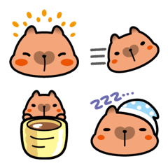 Capybara Emoji1 – LINE Emoji | LINE STORE