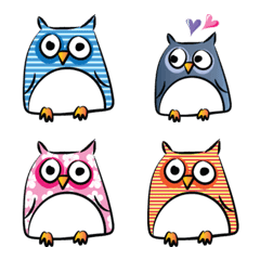 fat fat owl fat fat emoji