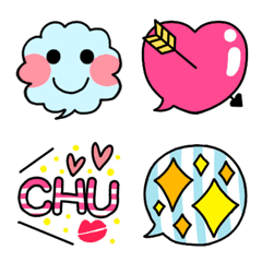 Cute Main Speech Bubble Emoji