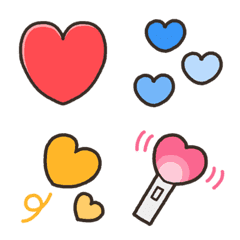 kabiemoji colorful heart emoji