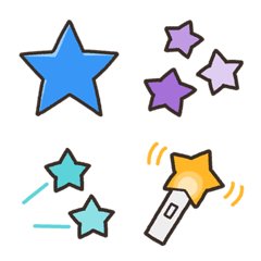 kabiemoji colorful star emoji