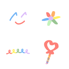 Everyday Emojis: Rainbowy Days