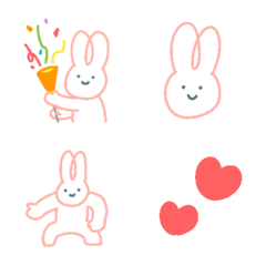 Simple!Rabbit Emoji 