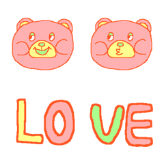 Pastel Bear Emoji.