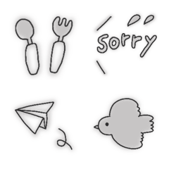 fuwafuwa emoji gray