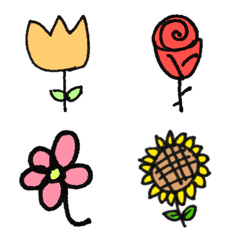 flowers drawing Emoji