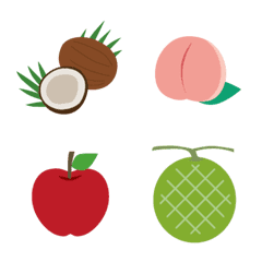 果物のシンプルなフルーツ絵文字