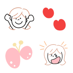 yoshiko simple emoji , facial expression