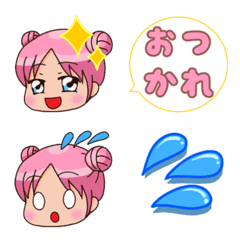 cute "Odango" girl Emoji