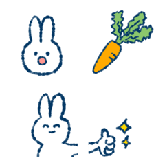 表情豊かなうさぎのメル