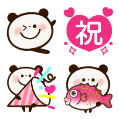 Celebration panda Emoji