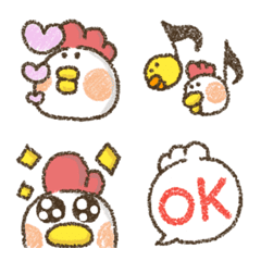 Emoji for cute chicken