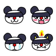 Emoji like panda