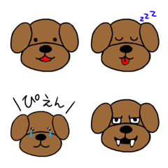 Toy poodle Emojidayo