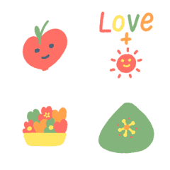อิโมจิไลน์ Fruity Veggie Garden Emojis
